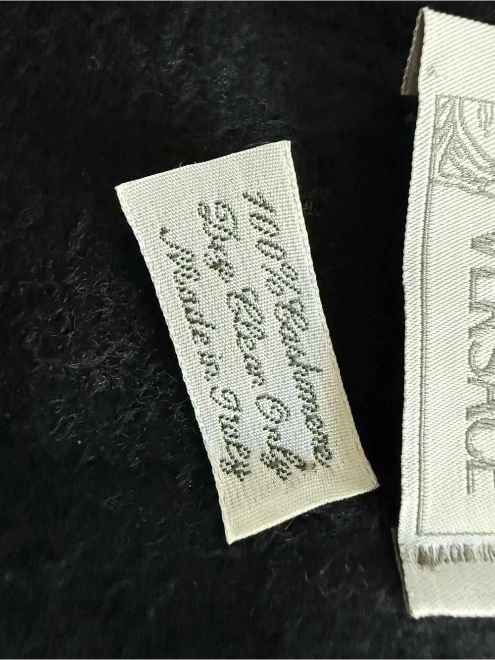 Versace Black Fringed Medusa Logo Scarf